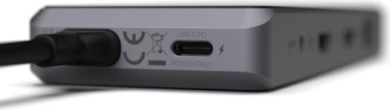 Produktbild Unisynk 10 POrt USB-C Hub 4K 60Hz 100W Black (USB-C, 10 Ports)