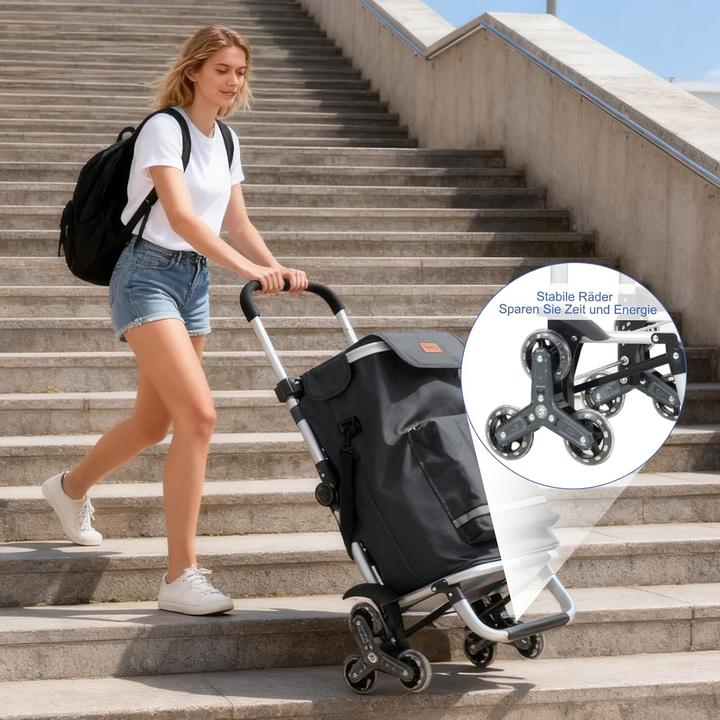 Produktbild Sekey Einkaufstrolley mit Treppensteiger und Kühlfach