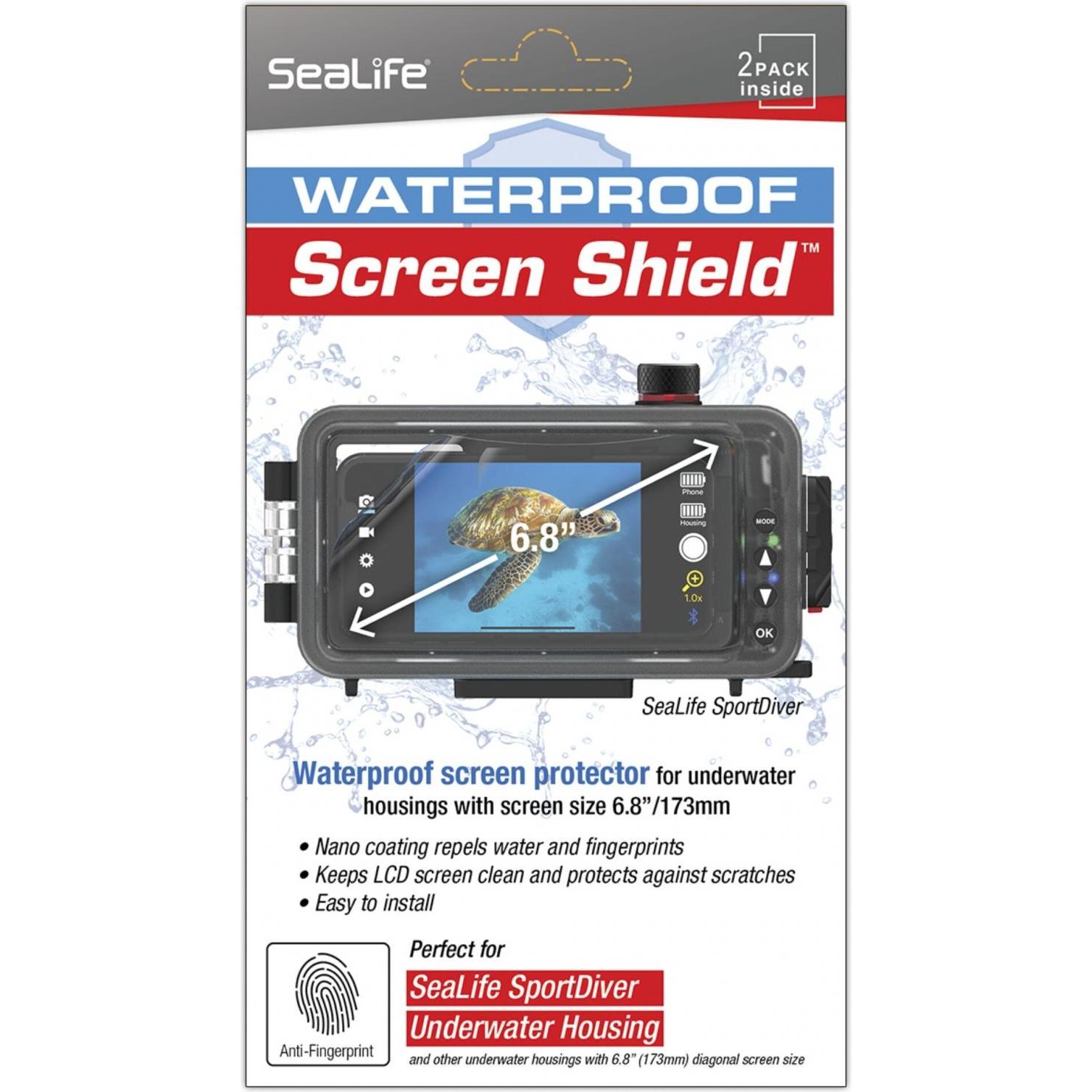 Sealife SportDiver Bildschirm- schutz (SL4005) (Sportgehäuse), Kameraschutz, Transparent