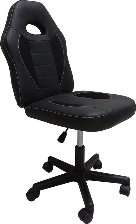 Produktbild HTI-Living Schreibtischstuhl höhenverstellbar 360°-Drehfunktion Schwarz (37.50 - 47.50 cm)