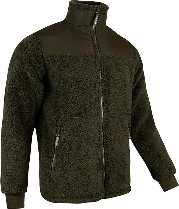 JACK PYKE Camicia A Maniche Lunghe In Pile Verde A Quadri, Verde, S - Foto 2