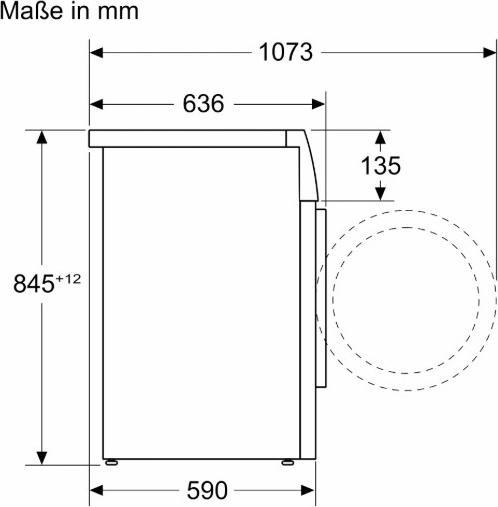 Produktbild Bosch Hausgeräte Serie 6, Waschmaschine, Frontlader, 9 kg, 1400 U/min., WGG244ZR90, ID WGG244ZR90 (9 kg, Links)
