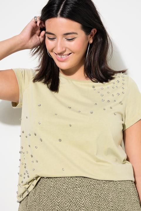Produktbild Studio Untold T-Shirt, Classic Shape, Vintage Look, Strass (42, 44)