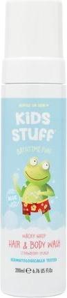 Produktbild Kameja Cosmetics Kids Stuff Blue Wacky Whip Schäumendes Haar- und Körperwaschmittel mit Erdbeerduft 200ml (200 ml)