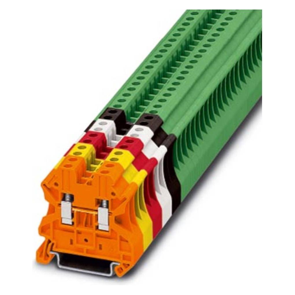 Phoenix Contact Doorvoerklem UT 4 RD Rood 50 stuks., Kabels + Stekkers, Rood