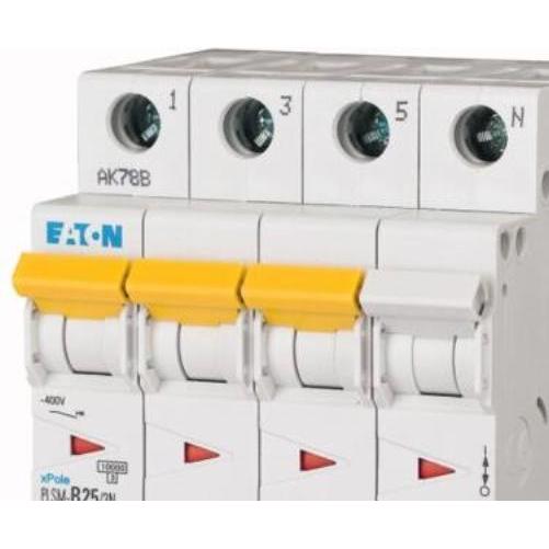 Eaton, Schutzschalter, 242545 Leitungsschutzschalter, Char. C, 25 A, 3 + N