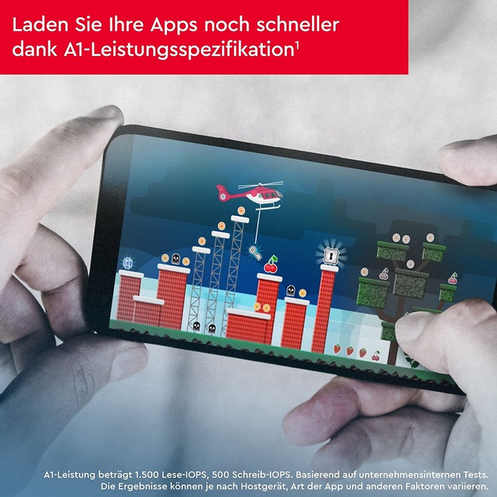 Produktbild SanDisk Ultra mit Adapter (256 GB, microSDXC, U1, UHS-I)