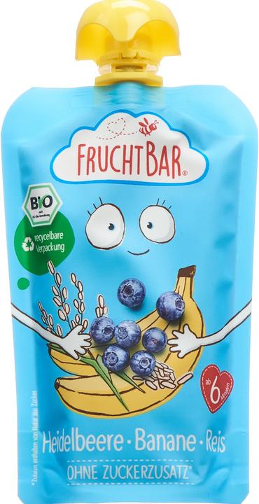 Banane, Früchte, Heidelbeere, Reis