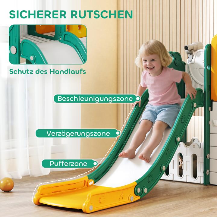 Produktbild Aiyaplay Kinderrutsche Kunststoff Gelb+Grün