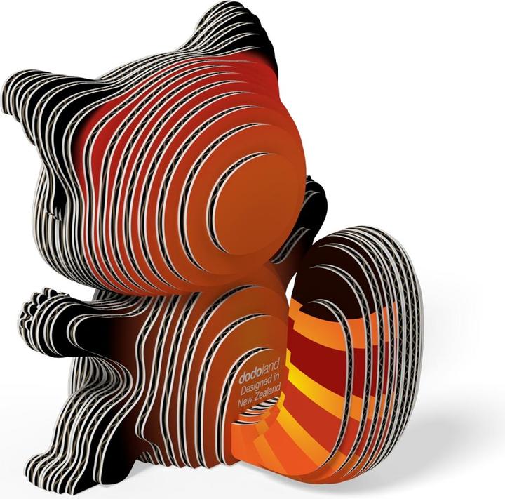 Actual product image Eugy 3D Bastelset Roter Panda