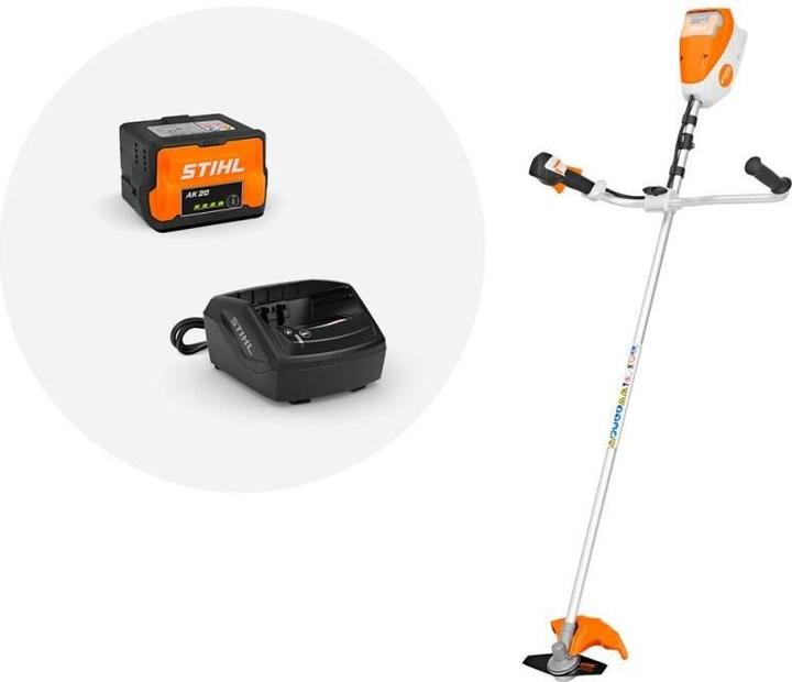 Actual product image Stihl FSA 80 Accu Kantenmaaier - Met Accu en Lader (Plastic knives)