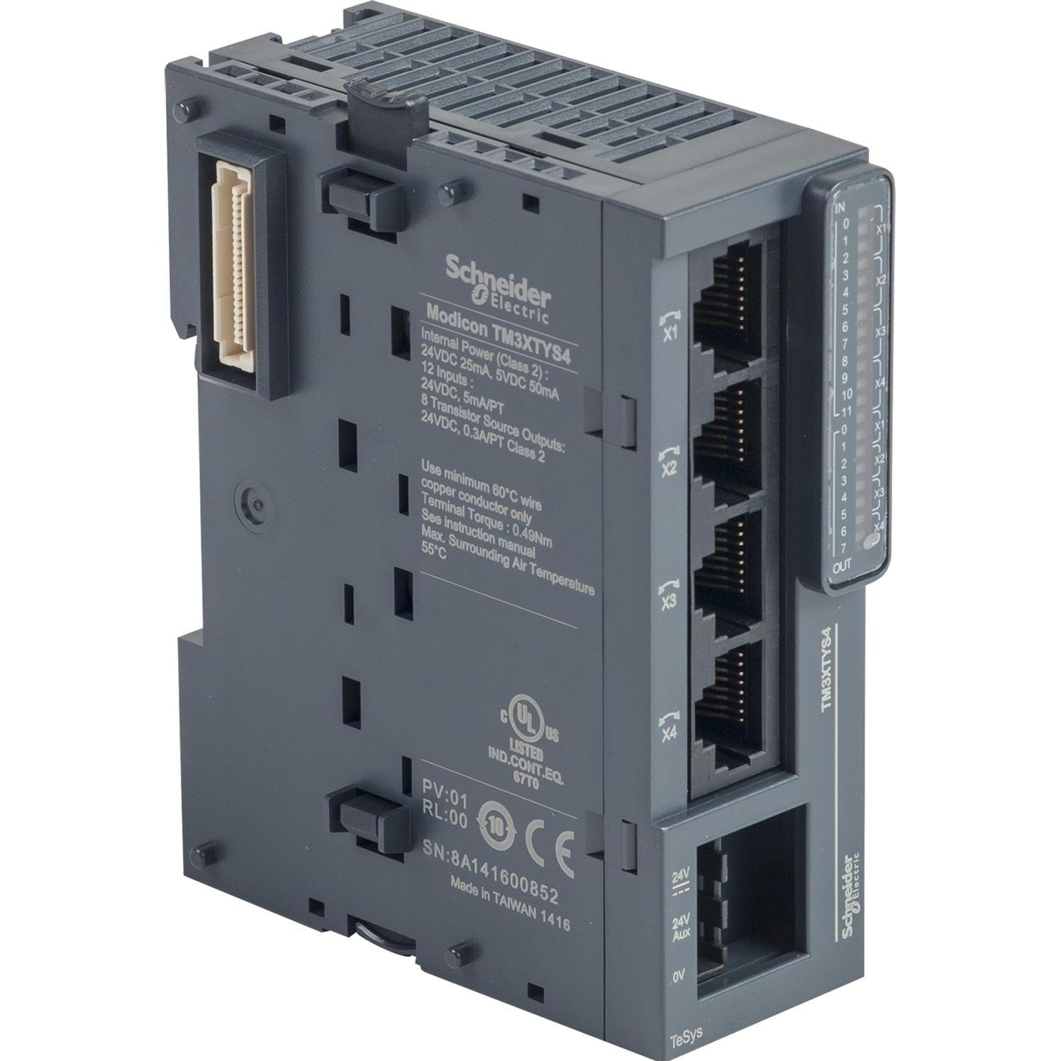 Schneider Electric, Zubehör Antriebstechnik, MODULE TM3-TESYS INTERFACE 4XRJ45