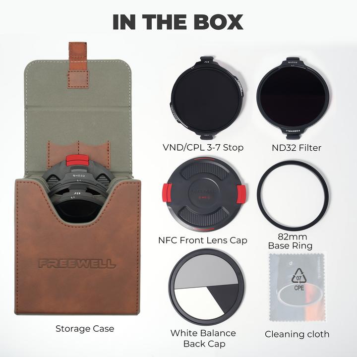 Produktbild Freewell Real Locking Variable ND/CPL Filter All Day Kit (82 mm, ND- / Graufilter)