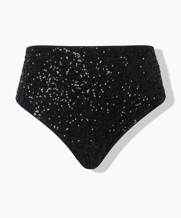 Image du produit Studio Untold Bas de bikini, taille haute et paillettes (54)