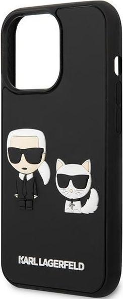 Produktbild Karl Lagerfeld Hard Cover and Choupette 3D Black, f??r Apple iPhone 14 Pro Max, KLHCP (Apple iPhone 14 Pro Max)