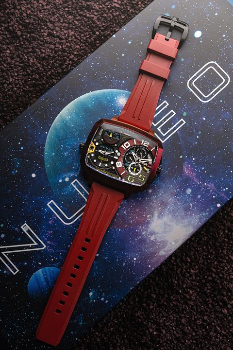 Produktbild Nubeo NB-6084-02 Herrenuhr Odyssey Triple Time-Zone Limited 58mm 5ATM (Chronograph)