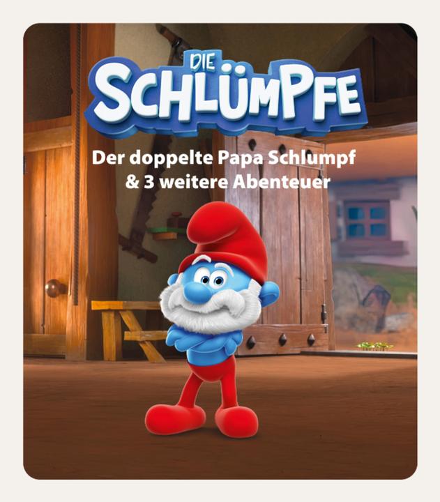 Produktbild Tonies Audiosystem Hörfigur Die Schlümpfe: Der doppelte Papa Schlumpf & 3 weitere Abenteuer (Deutsch)