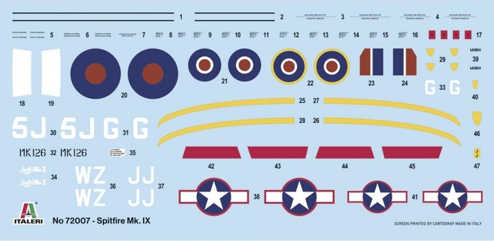 Actual product image 1:72 Spitfire MK.IX