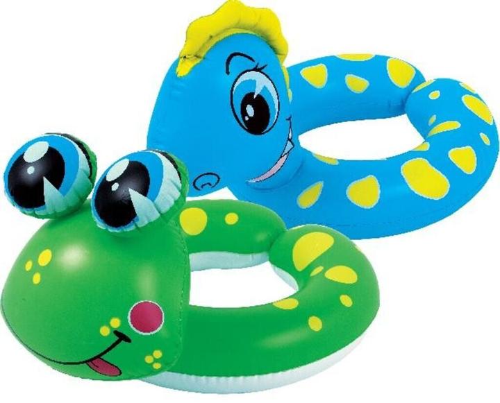 Actual product image Jilong Animal split ring dino and frog