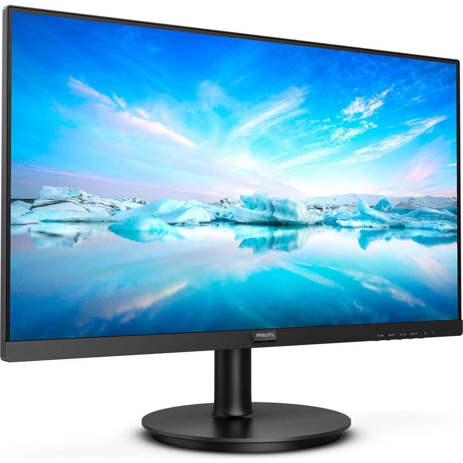 Philips MMD-MONITOREN & DISPLAYS 222V8LA (1920 x 1080 Pixel, 21.50"), Monitor, Schwarz