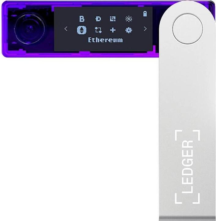 Produktbild Ledger Nano X - Violett (Dogecoin, Dash, Bitcoin, Litecoin, Ethereum Classic)