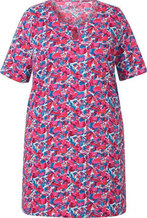 Actual product image Ulla Popken Tiny Floral Print Empire Knit Tunic (56)