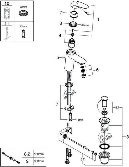 Produktbild Grohe Eurostyle Einhand-Waschtischbatterie S-Size