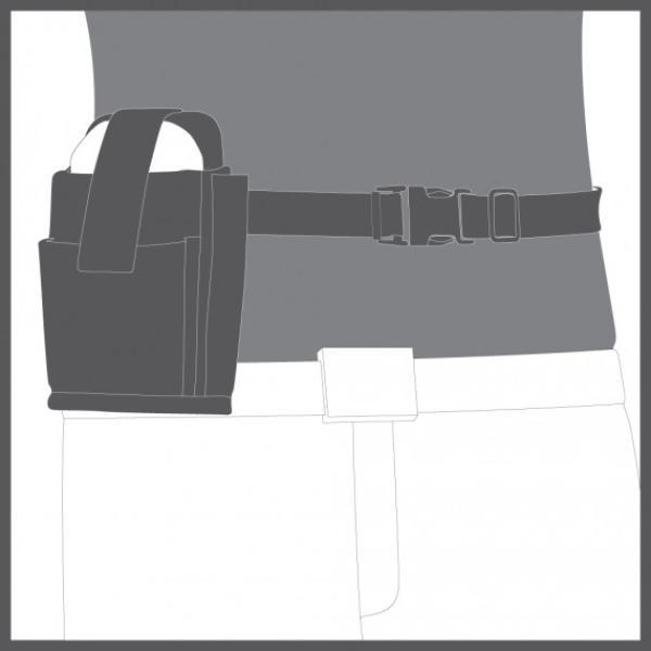 Produktbild Mobilis REFUGE Holster HHD L REFUGE Holster HHD L, 1680D Polyester, inkl.: Hüftgurt (Basic), passend für: Mo