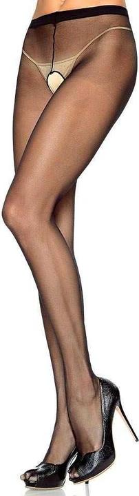 Actual product image Leg Avenue Sheer Cchless Pantyhose BlackOS (One size)