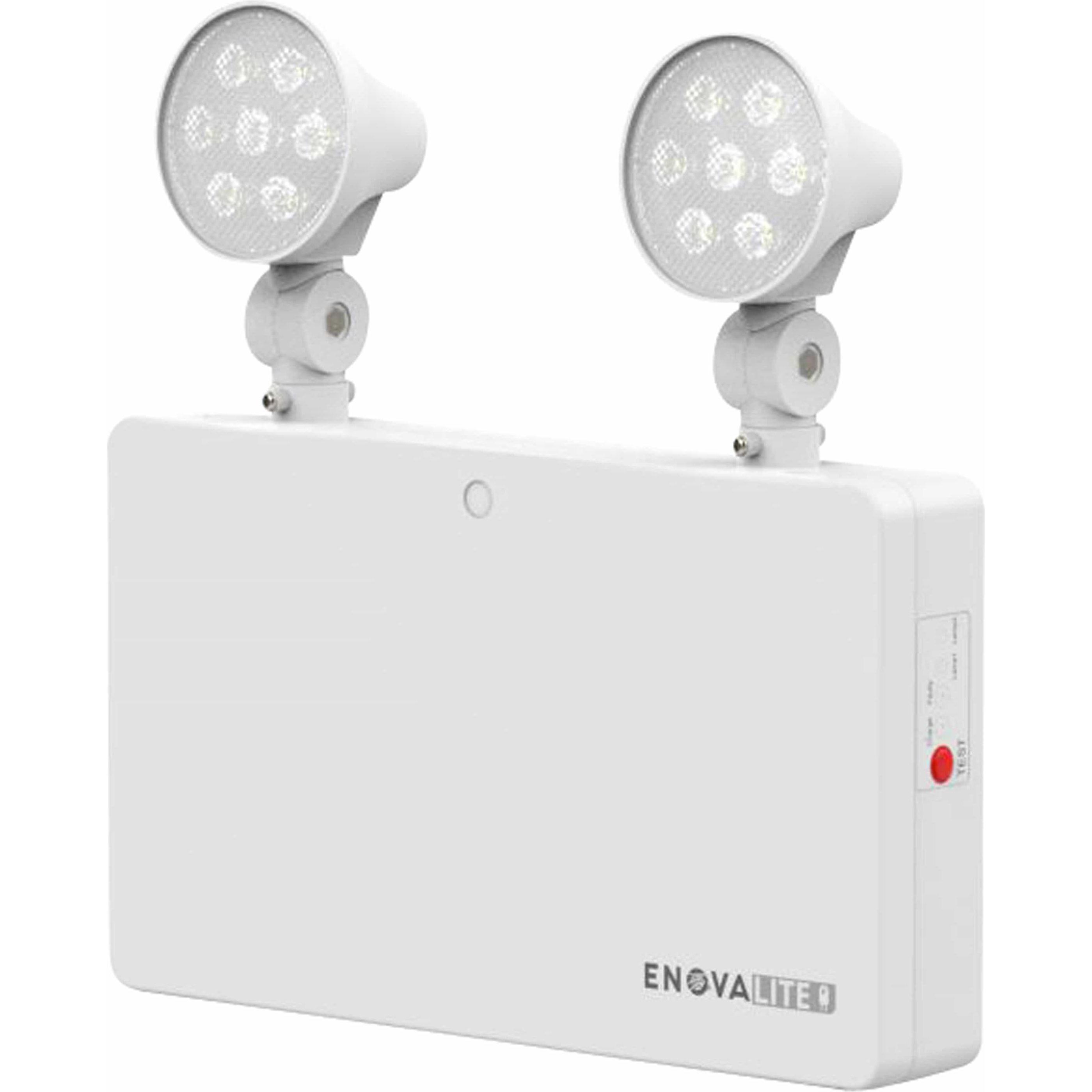 Enovalite, Sicherheitskennzeichnung, LED-Fluchtwegleuchte, 6 W, Twin-Spot, Wandmontage