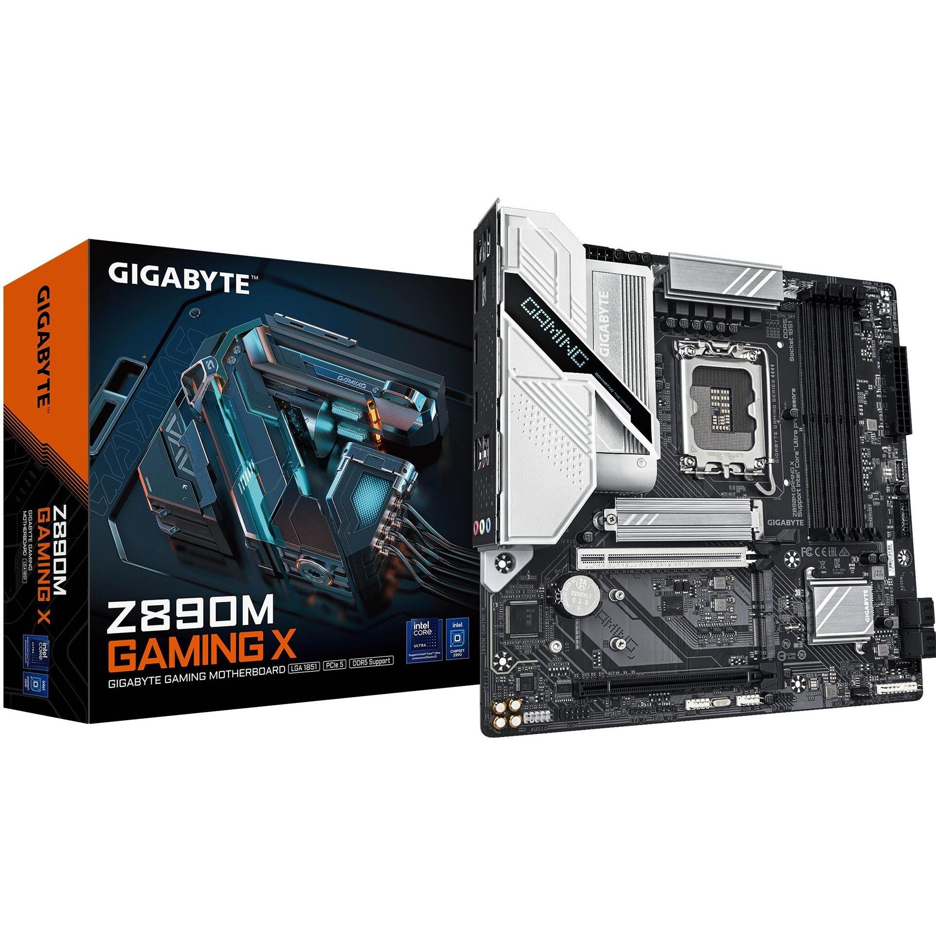 Gigabyte Z890M GAMING X (LGA 1851, Intel Z890, mATX), Mainboard