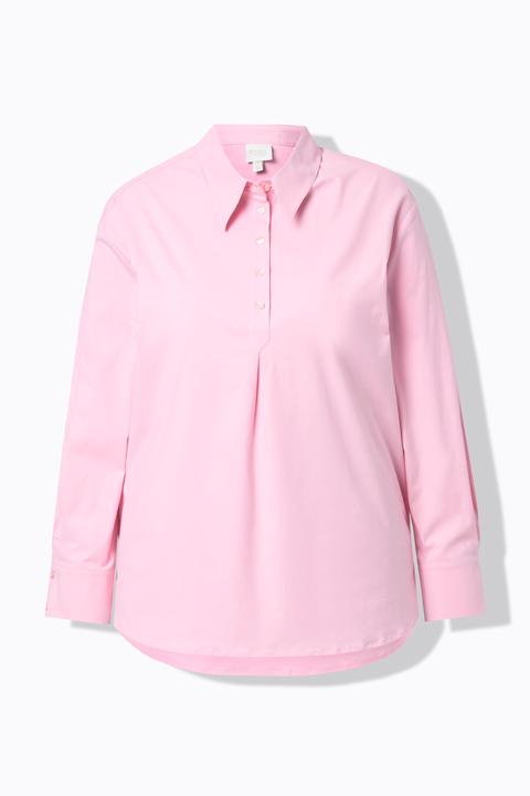 Actual product image Ulla Popken Bluse, Oversized, Hemdkragen, Langarm (54, 56)