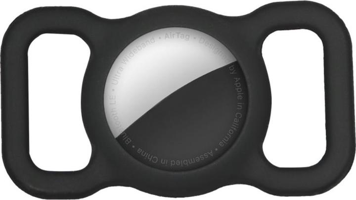 Image du produit Ueli Express Silicone Collier pour chiens et chats Support pour Apple AirTag Noir