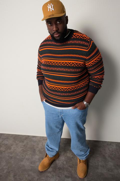 Produktbild Sthuge Pullover, Strick-Muster, Rundhals (4XL)