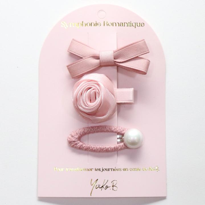 Image du produit Yuko.B Barrettes cheveux 3 pcs. Romantique (3 pcs)