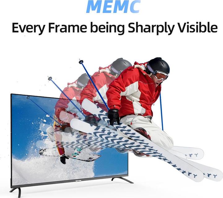 Image du produit CHiQ U55QM8V (139 cm(55 pouces), noir, UltraHD/4K, triple tuner, Android) (55", QLED, 4K)