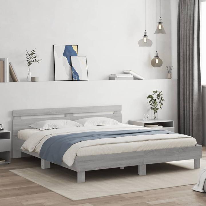 Image du produit VidaXL Cadre de lit avec tête de lit (180 x 200 cm)