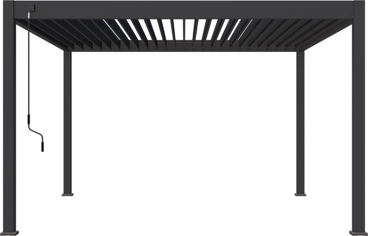Produktbild Ventaris Pergola Deluxe Plus mit Lamellendach Anthrazit (400 cm, 400 cm)