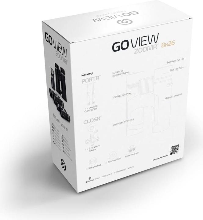 Immagine prodotto GoView ZOOMR 8x26 marrone chiaro (8x, 26 mm)