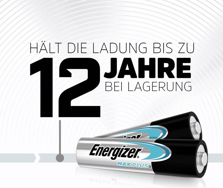 Produktbild Energizer Max Plus (8 Stk., AAA, 1200 mAh)
