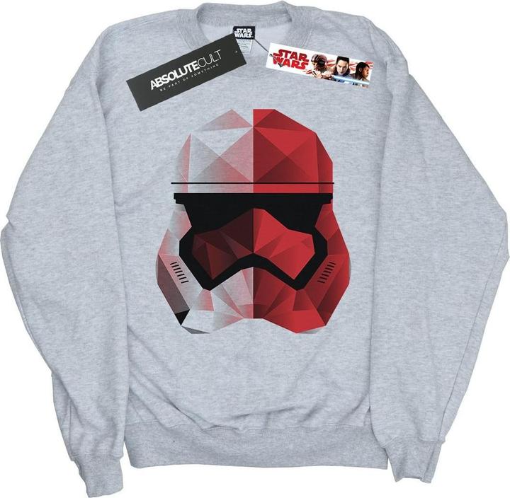 Produktbild Star Wars The Last Jedi Stormtrooper Red Cubist Helmet Sweatshirt Jungen (152, 158)