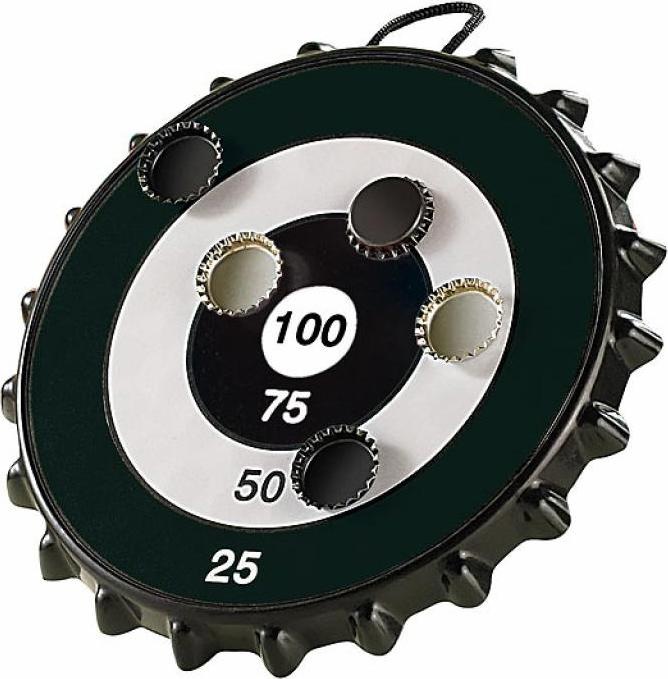 Produktbild Playtastic Magnetisches Kronkorken-Dartspiel mit 6 Kronkorken, Ø 24 cm