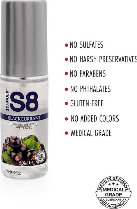 Productafbeelding Stimul8 S8 WB gearomatiseerd glijmiddel 50ml (50 ml)