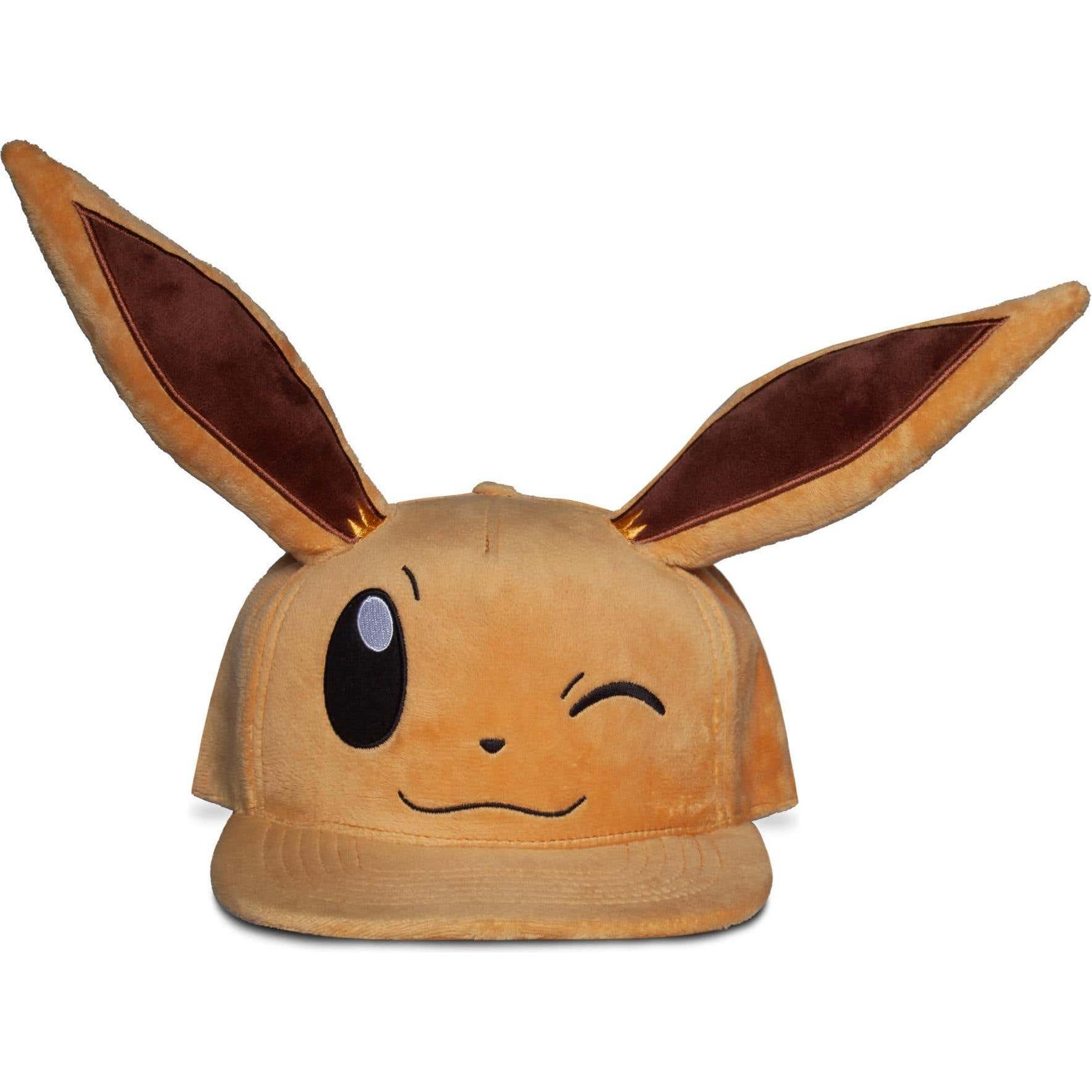 Difuzed, Donne, Cappellino, Cappellino Snapback Pokemon Eevee ammiccante, Marrone, (Taglia unica)