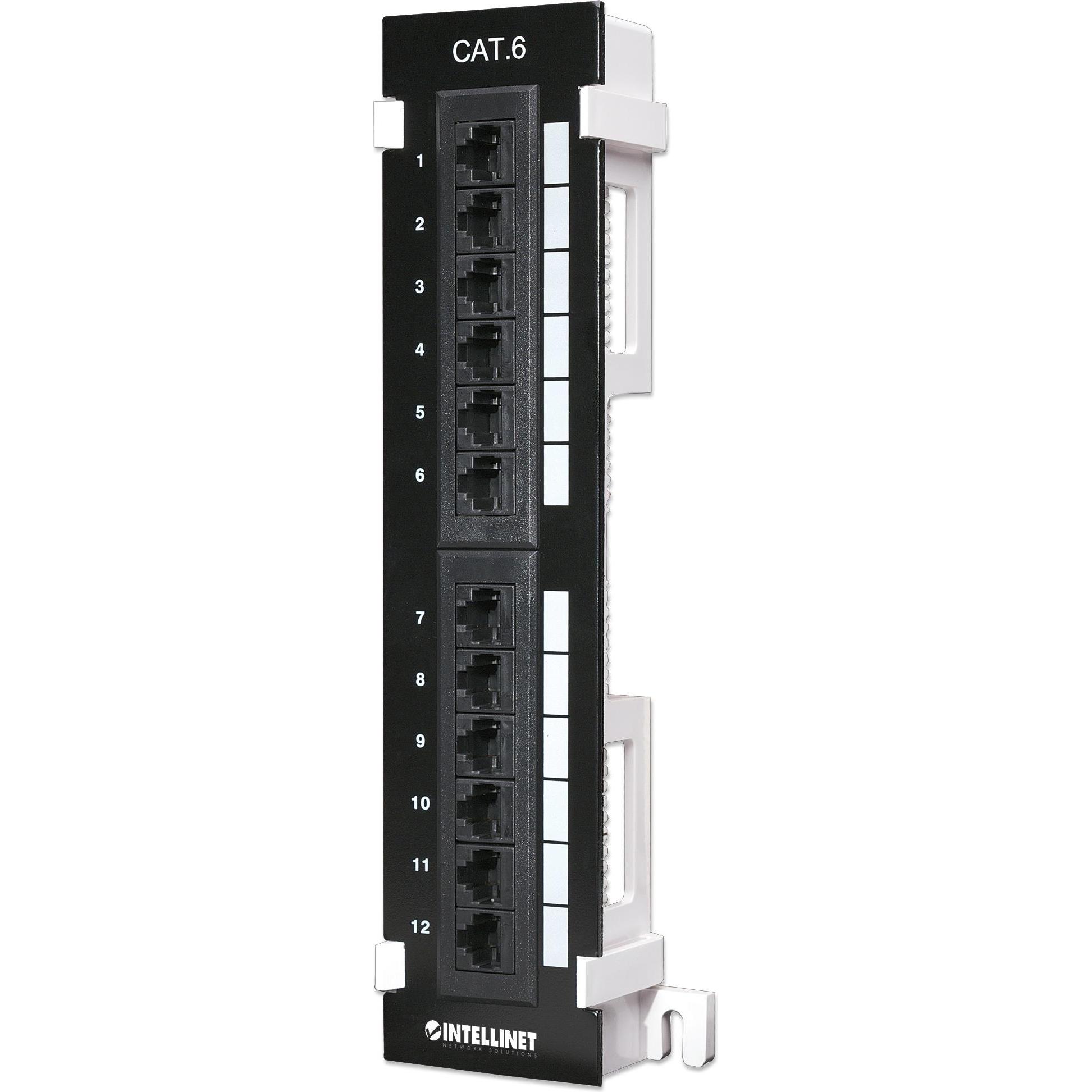 Intellinet Patch Panel, Server Zubehör, Schwarz