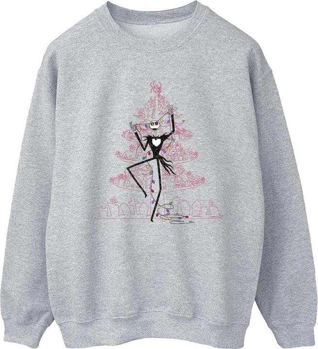 Produktbild Disney The Nightmare Before Christmas Tree Pink Sweatshirt (M)