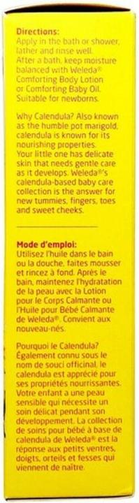 Image du produit Weleda Shampoing et gel douche au Calendula pour bébé (200 ml, Shampoing liquide)