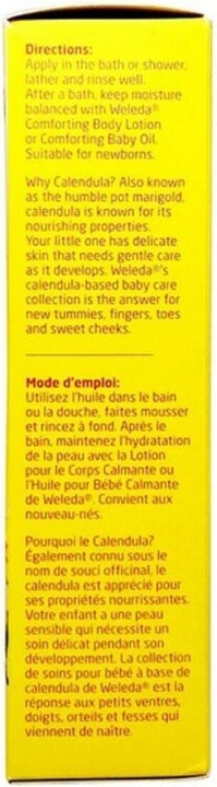 Image du produit Weleda Shampoing et gel douche au Calendula pour bébé (200 ml, Shampoing liquide)
