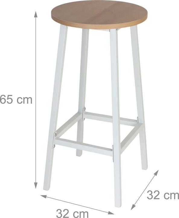 Actual product image Relaxdays 2x barstools