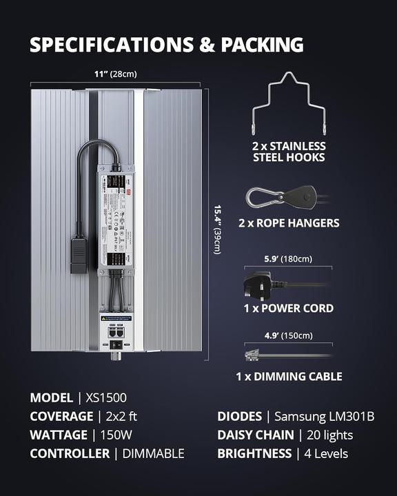 Actual product image Viparspectra XS1500 (LED)